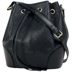 Gucci Diamante Shoulder Bag Canvas Black